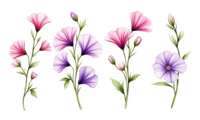 Elegant watercolor floral arrangements