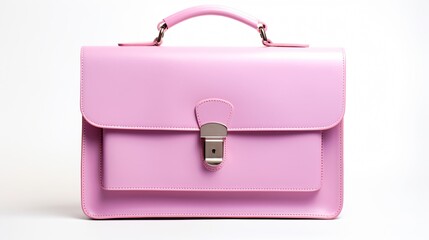 Fashionable Pink Handbag and Briefcase for Women