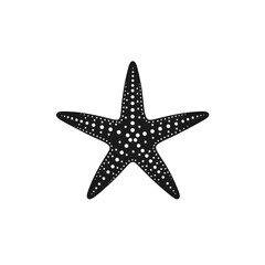 Fototapeta premium starfish silhouette