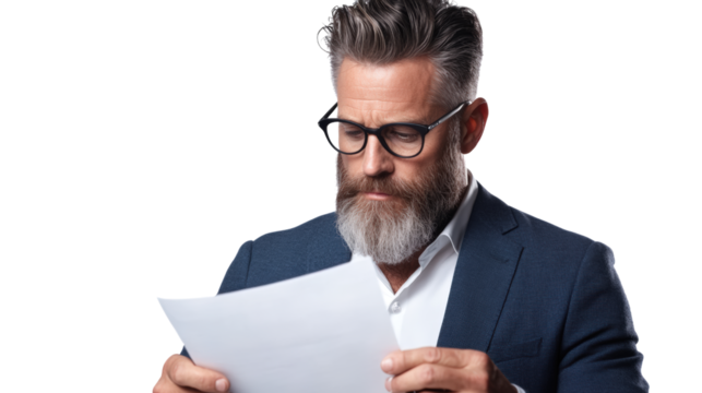 Focused business meeting portrait in bright office environment