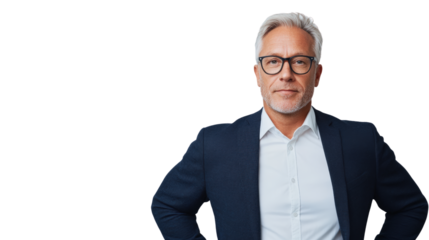 Professional businessman portrait modern office photography bright environment close-up confidence