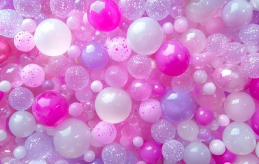 Colorful bokeh circles without a background, ideal for frames, borders, textures, background elements, and clip art