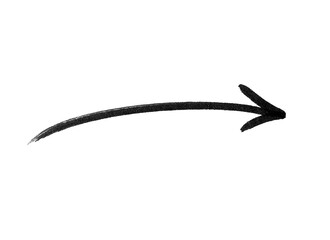arrow marker isolated png scribble hand draw	