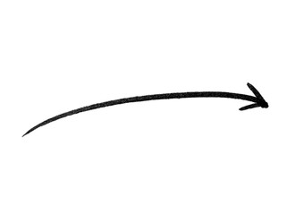 arrow marker isolated png scribble hand draw	