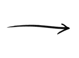 arrow marker isolated png scribble hand draw	