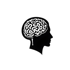 a brain silhouette