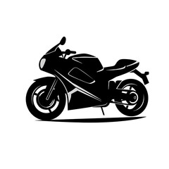 Obraz premium motor bike silhouette