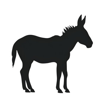 recommend clip art: donkey silhouette