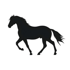 Obraz premium horse silhouette