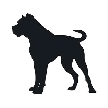 recommend clip art: boxer dog silhouette