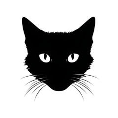 cat face silhouette