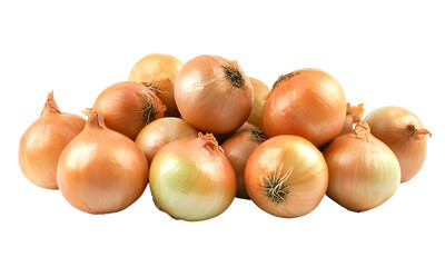 Onion on a transparent background.