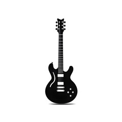 Naklejka premium guitar silhouette