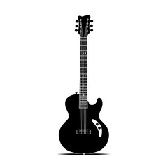 a guitar silhouette