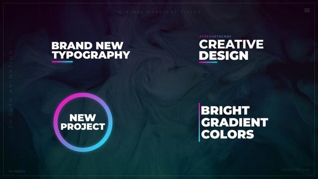 Minimal Gradient Titles