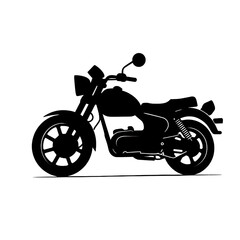 Obraz premium moto silhouette