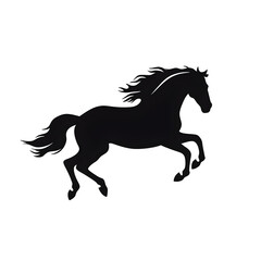 a running horse silhouette