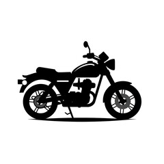 Obraz premium a motorcycle silhouette