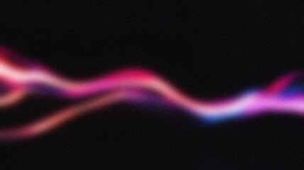 A dynamic, glowing neon wave in pink, red, and blue on a dark background. Perfect for futuristic and energetic designs.