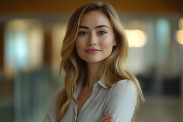 Obraz premium Professional in Corporate Setting