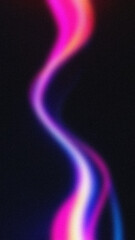 A vibrant, flowing neon ribbon in pink, blue, and purple on a dark background. Perfect for futuristic and energetic designs.