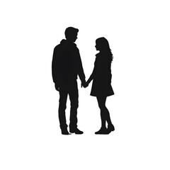 couples dancing silhouette