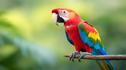 Obraz premium parrot's beak's exotic bloom