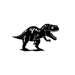 Fototapeta premium t rex silhouette