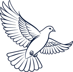 Flying Dove of Peace
