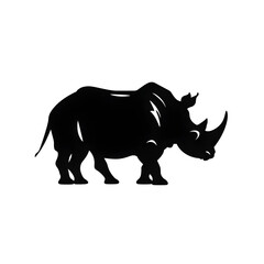 Fototapeta premium rhinoceros silhouette