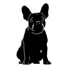 french bulldog silhouette