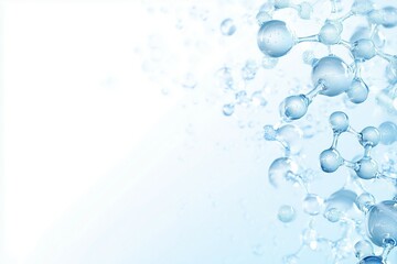 Abstract gradient background with molecular structures, perfect for medical, science, and technology themes. A modern and luxurious design ideal for hospitals, healthcare, and business presentations.