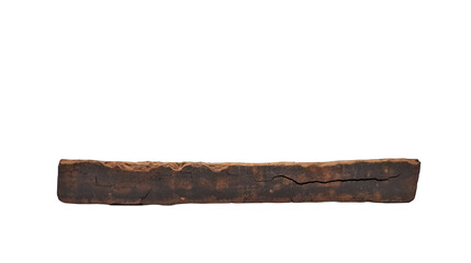 a very old knife on a piece of wood PNG image, PNG file, Generative art.