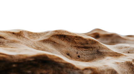 a landscape of sand that looks like a mountain PNG image, PNG file, Generative art.