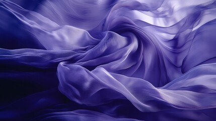 Fototapeta premium Swirls of Indigo Abstract Background with Dynamic Movement and Soft Gradients in Purple Hues