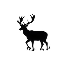 deer buck silhouette