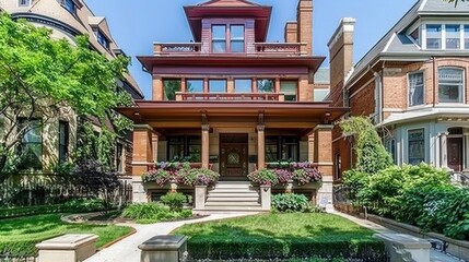 view of houses decorated with roads