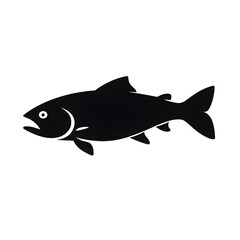 Fototapeta premium salmon silhouette