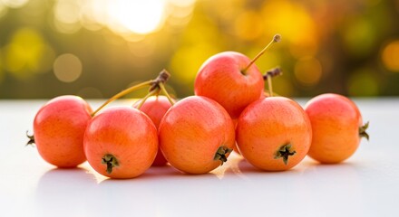 red apples on a wooden table