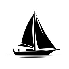 sailing boat silhouette