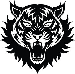 tiger head vector