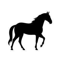 Obraz premium horse clipart silhouette