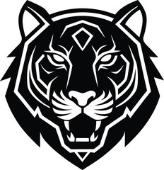tiger head vector