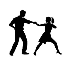 dance clip art silhouette