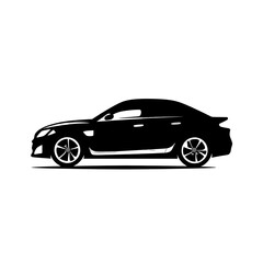 Obraz premium a car silhouette