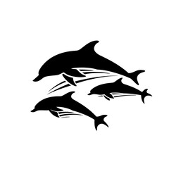dolphins silhouette