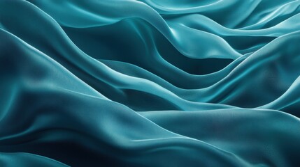 Obraz premium Opulent Textures in Abstract: Wavy Folds of Grunge Silk, Satin, Velvet - A Liquid - Inspired Luxury