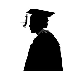 graduate silhouette