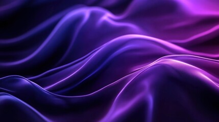 Obraz premium Opulent Textures in Abstract: Wavy Folds of Grunge Silk, Satin, Velvet - A Liquid - Inspired Luxury