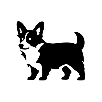recommend clip art: corgi silhouette
